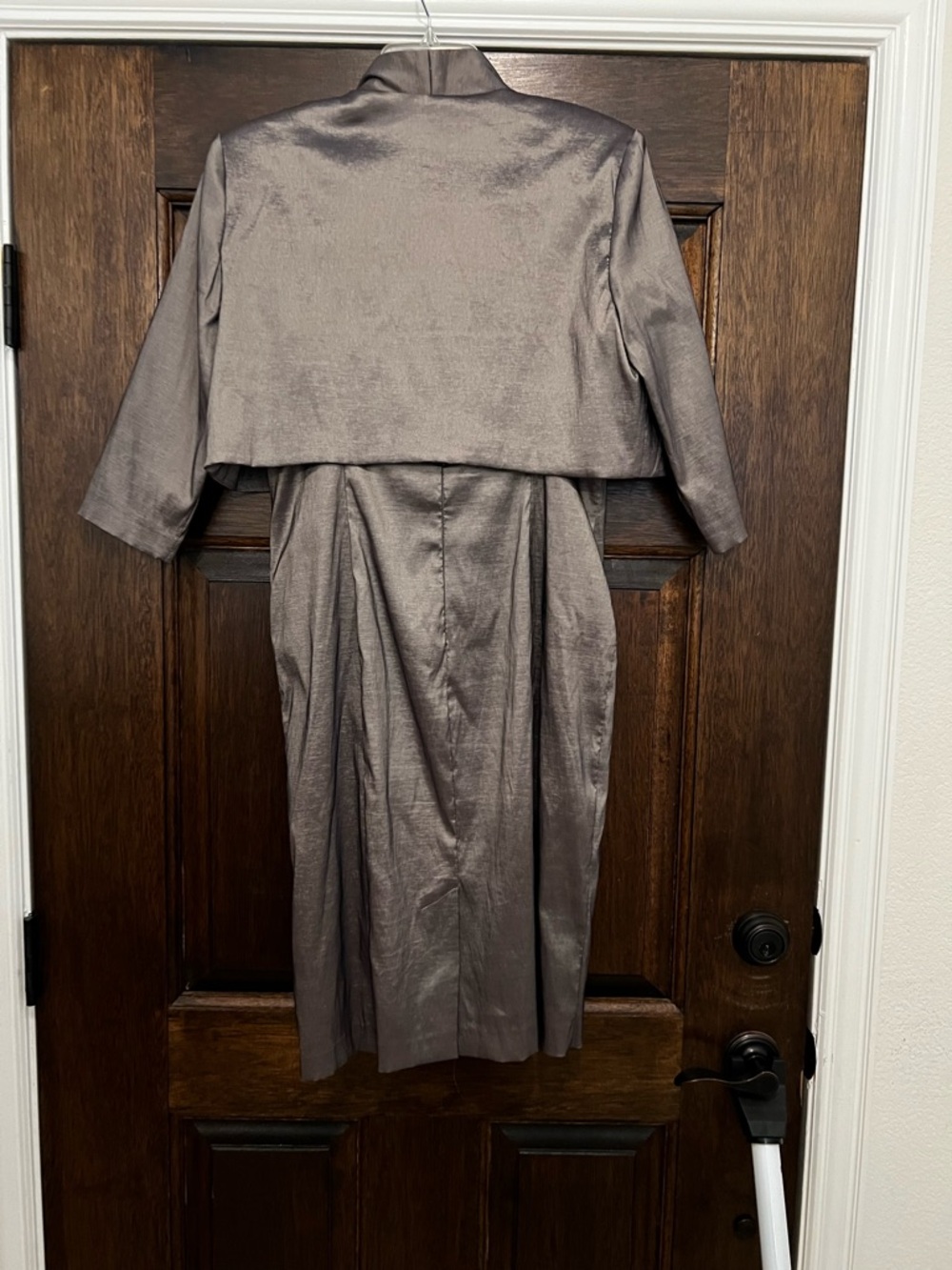 Kathy Roberts Two-Piece Jacket Set in Charcoal - Picture 4 of 9